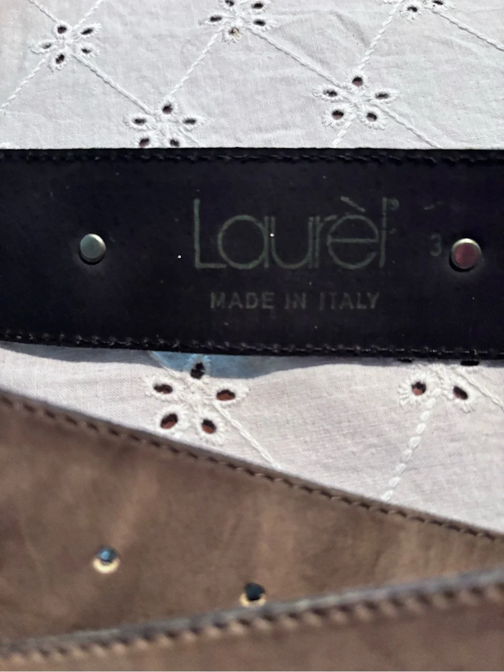 Laurel’ Italy black waist